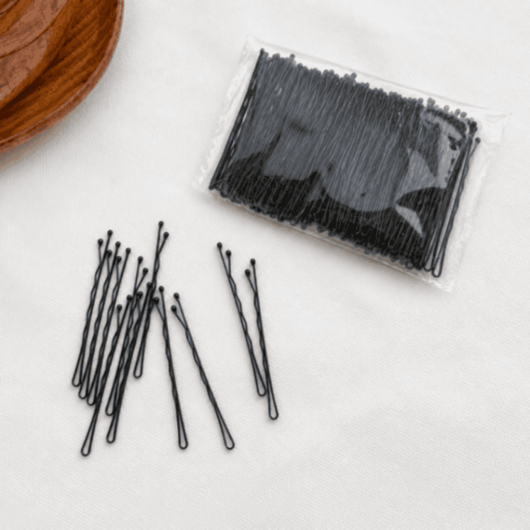 Black Bobby Pins (24pcs)