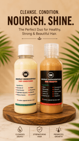 Hair shampoo & deep conditioner
