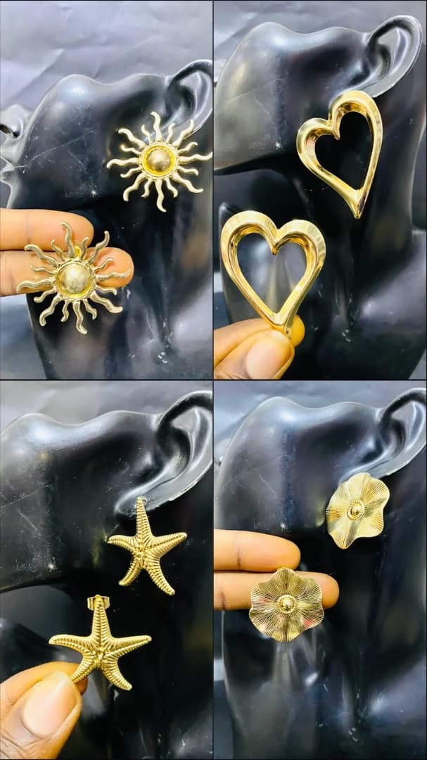 Mini chunky earrings