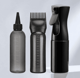 Hair Applicator Bottle Set (3-in-1)